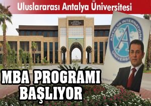 Uluslararası Antalya Üniversitesi MBA programı başlıyor